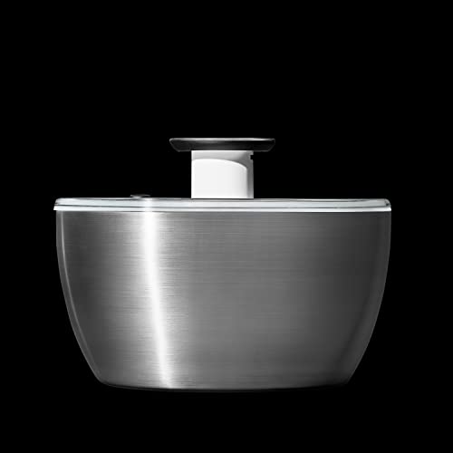OXO 굿 그립스 스테인리스 스틸 샐러드 스피너, 6.34Qt.