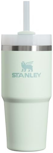 Stanley Quencher H2.0 Tumbler with Handle and Straw 30 oz | Flowstate 3-Position Lid | Cup Holder Compatible for Travel | Insulated Stainless Steel Cup | BPA-Free | Frost