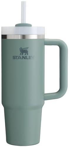 Stanley Quencher H2.0 Tumbler with Handle and Straw 30 oz | Flowstate 3-Position Lid | Cup Holder Compatible for Travel | Insulated Stainless Steel Cup | BPA-Free | Frost