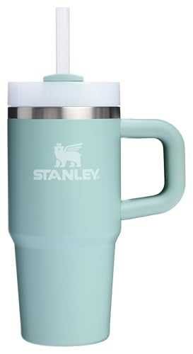 Stanley Quencher H2.0 Tumbler with Handle and Straw 30 oz | Flowstate 3-Position Lid | Cup Holder Compatible for Travel | Insulated Stainless Steel Cup | BPA-Free | Frost
