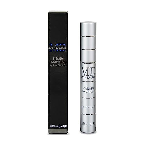 MD Lash Factor Eyelash Growth Serum | Enhances Your Natural Lashes For A Fuller, Longer & Denser Look | Eyelashs Enhancer for Women | 0.05 fl. oz e 1.5 ml - 6 Week supply