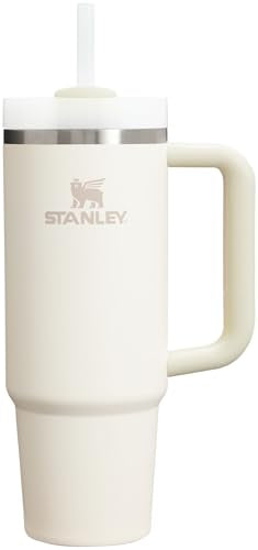 Stanley Quencher H2.0 Tumbler with Handle and Straw 30 oz | Flowstate 3-Position Lid | Cup Holder Compatible for Travel | Insulated Stainless Steel Cup | BPA-Free | Frost