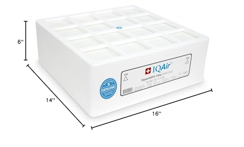 IQAir HyperHEPA Filter - Genuine Replacement Air Filter For IQAir HealthPro Series - Filters Ultrafine Particles - Dust, Pollen, Smoke, Pets, & More - Swiss Made Filters For Air Purifiers