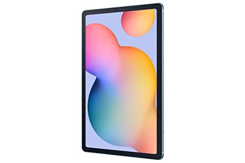 SAMSUNG Galaxy Tab S6 Lite 10.4" 128GB Android Tablet, LCD Screen, S Pen Included, Slim Metal Design, AKG Dual Speakers, 8MP Rear Camera, Long Lasting Battery, US Version, 2022, Angora Blue