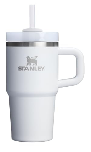 Stanley Quencher H2.0 Tumbler with Handle and Straw 30 oz | Flowstate 3-Position Lid | Cup Holder Compatible for Travel | Insulated Stainless Steel Cup | BPA-Free | Frost