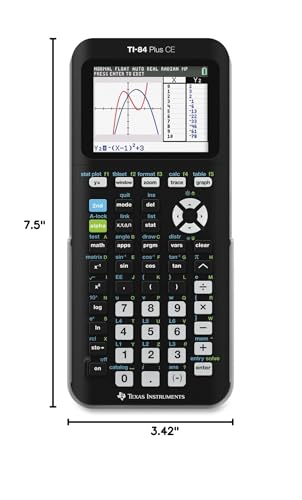 Texas Instruments TI-84 Plus CE 컬러 그래프 계산기, 블랙