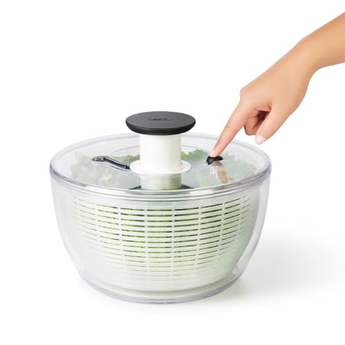 OXO Good Grips 대형 샐러드 스피너 - 6.22 Qt., 화이트