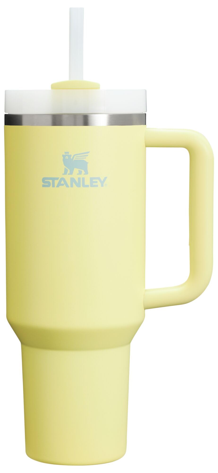 Stanley Quencher H2.0 Tumbler with Handle and Straw 30 oz | Flowstate 3-Position Lid | Cup Holder Compatible for Travel | Insulated Stainless Steel Cup | BPA-Free | Frost