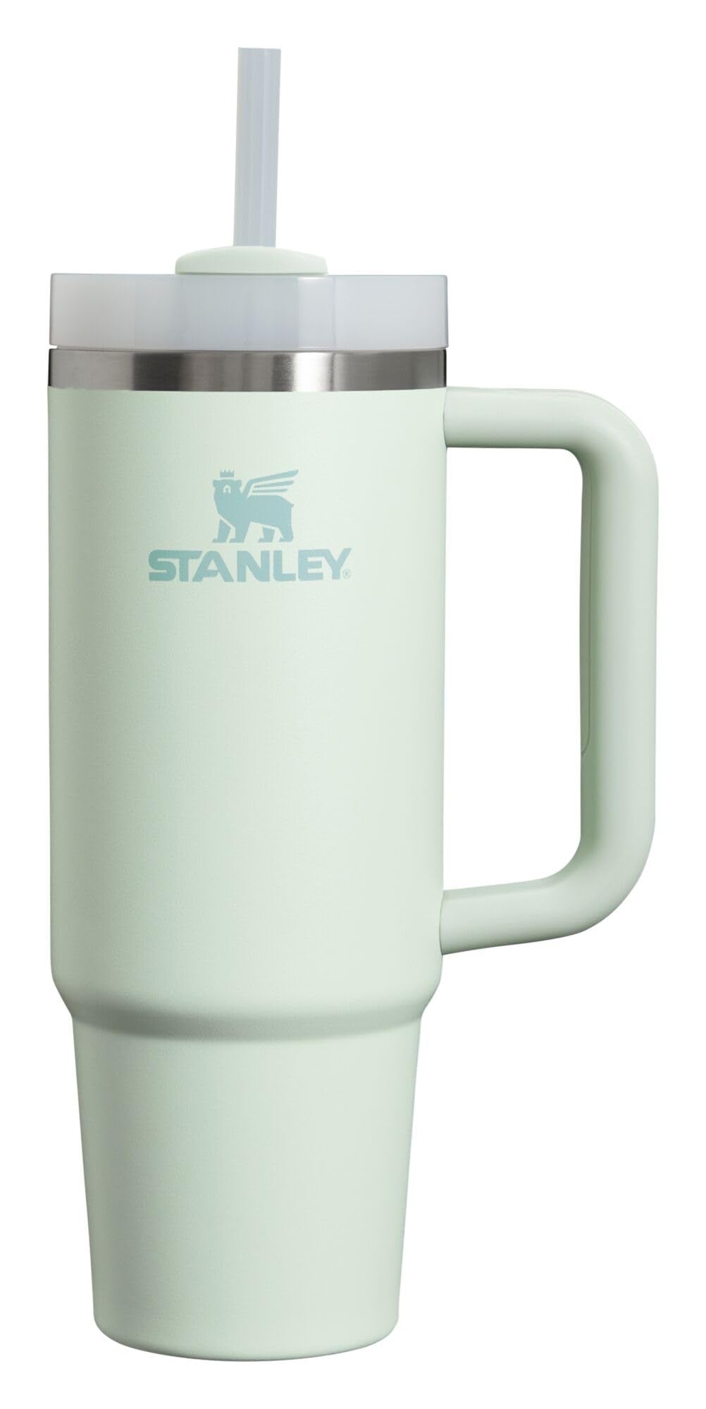 Stanley Quencher H2.0 Tumbler with Handle and Straw 30 oz | Flowstate 3-Position Lid | Cup Holder Compatible for Travel | Insulated Stainless Steel Cup | BPA-Free | Frost