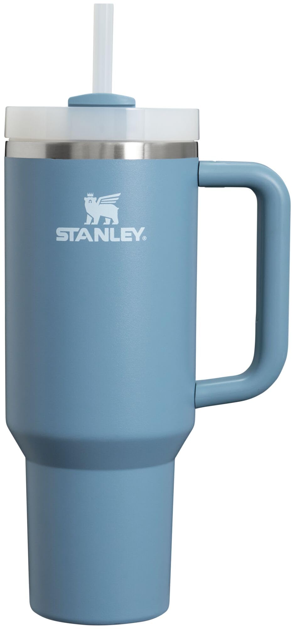 Stanley Quencher H2.0 Tumbler with Handle and Straw 30 oz | Flowstate 3-Position Lid | Cup Holder Compatible for Travel | Insulated Stainless Steel Cup | BPA-Free | Frost