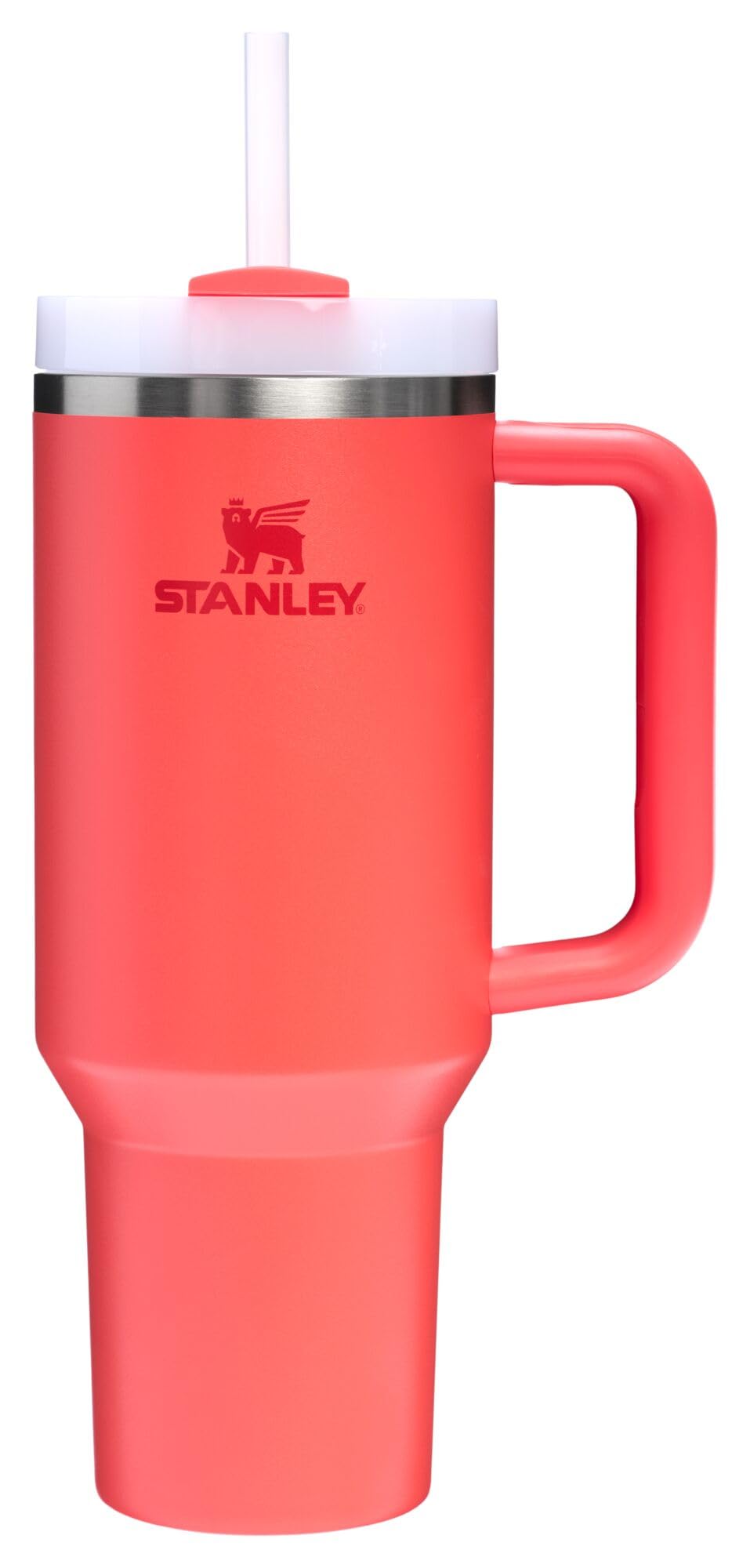 Stanley Quencher H2.0 Tumbler with Handle and Straw 30 oz | Flowstate 3-Position Lid | Cup Holder Compatible for Travel | Insulated Stainless Steel Cup | BPA-Free | Frost