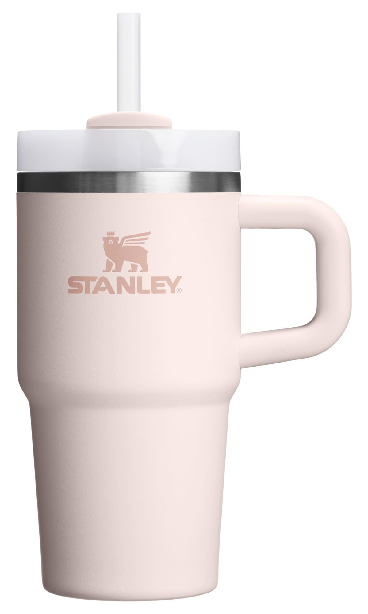 Stanley Quencher H2.0 Tumbler with Handle and Straw 30 oz | Flowstate 3-Position Lid | Cup Holder Compatible for Travel | Insulated Stainless Steel Cup | BPA-Free | Frost