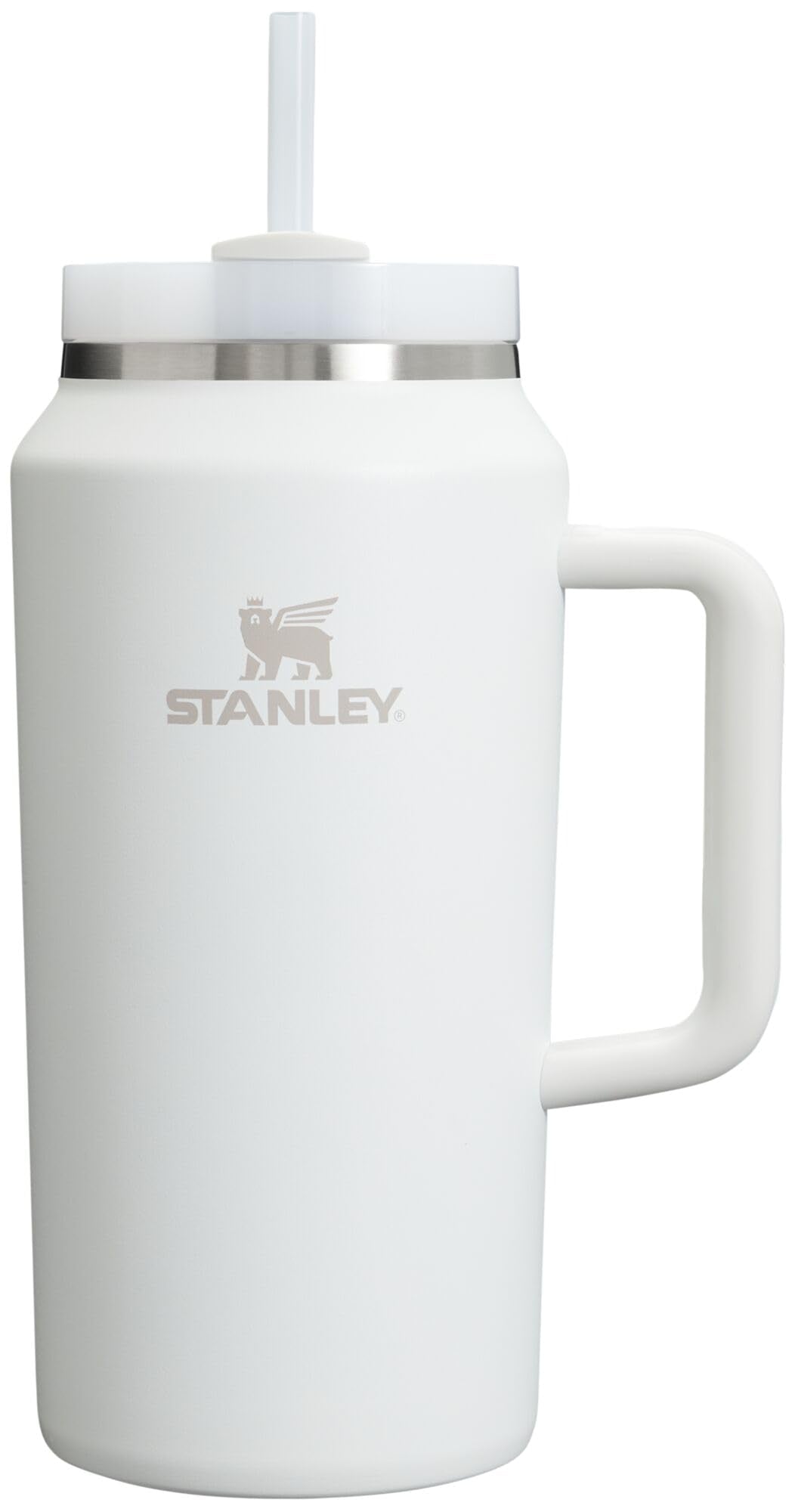 Stanley Quencher H2.0 Tumbler with Handle and Straw 30 oz | Flowstate 3-Position Lid | Cup Holder Compatible for Travel | Insulated Stainless Steel Cup | BPA-Free | Frost
