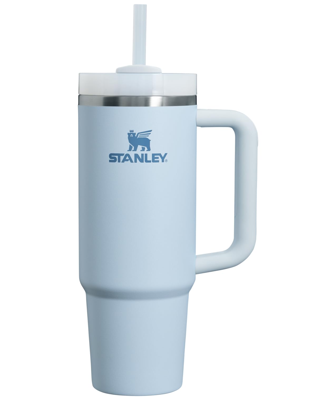 Stanley Quencher H2.0 Tumbler with Handle and Straw 30 oz | Flowstate 3-Position Lid | Cup Holder Compatible for Travel | Insulated Stainless Steel Cup | BPA-Free | Frost