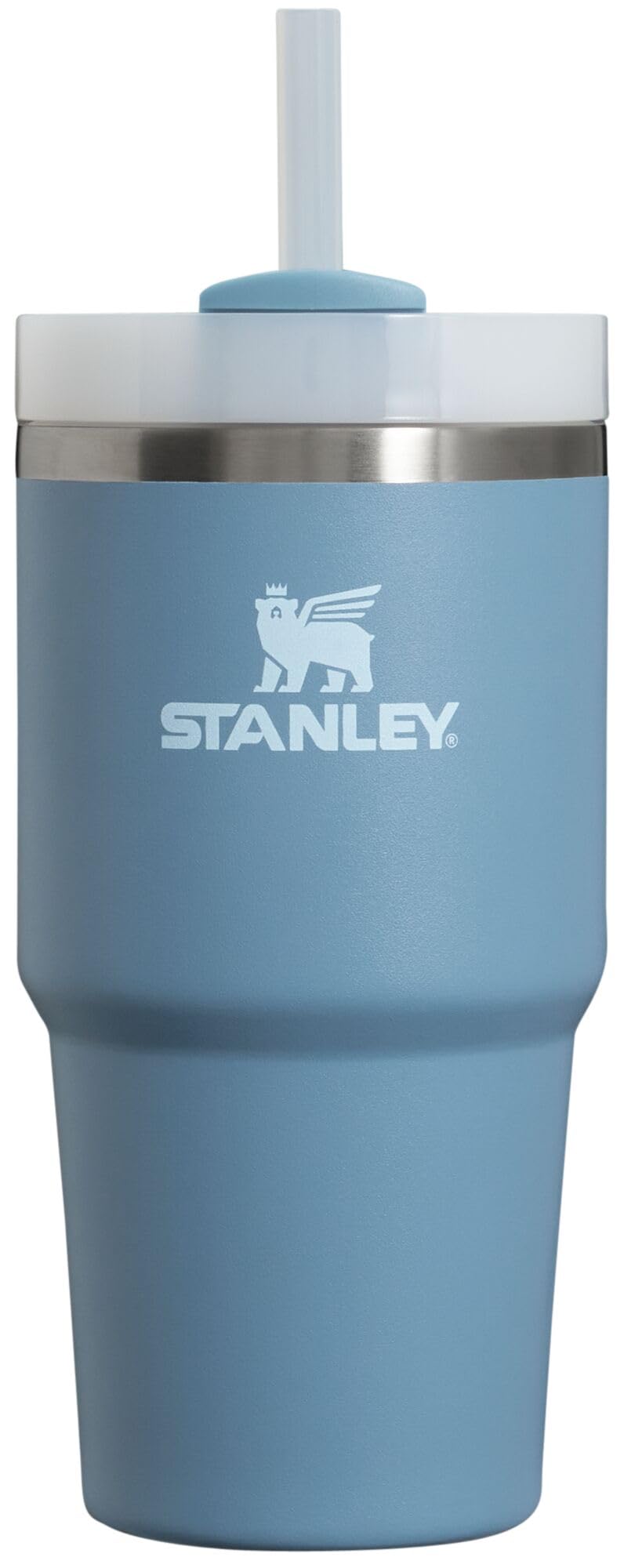 Stanley Quencher H2.0 Tumbler with Handle and Straw 30 oz | Flowstate 3-Position Lid | Cup Holder Compatible for Travel | Insulated Stainless Steel Cup | BPA-Free | Frost