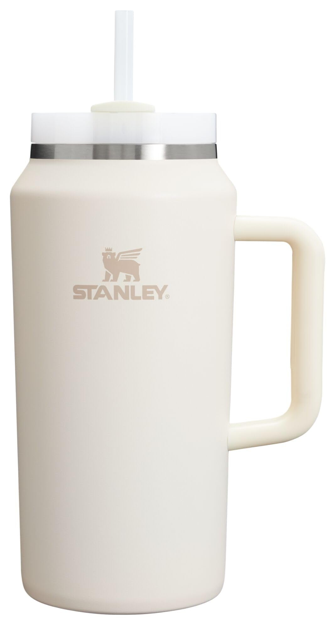 Stanley Quencher H2.0 Tumbler with Handle and Straw 30 oz | Flowstate 3-Position Lid | Cup Holder Compatible for Travel | Insulated Stainless Steel Cup | BPA-Free | Frost