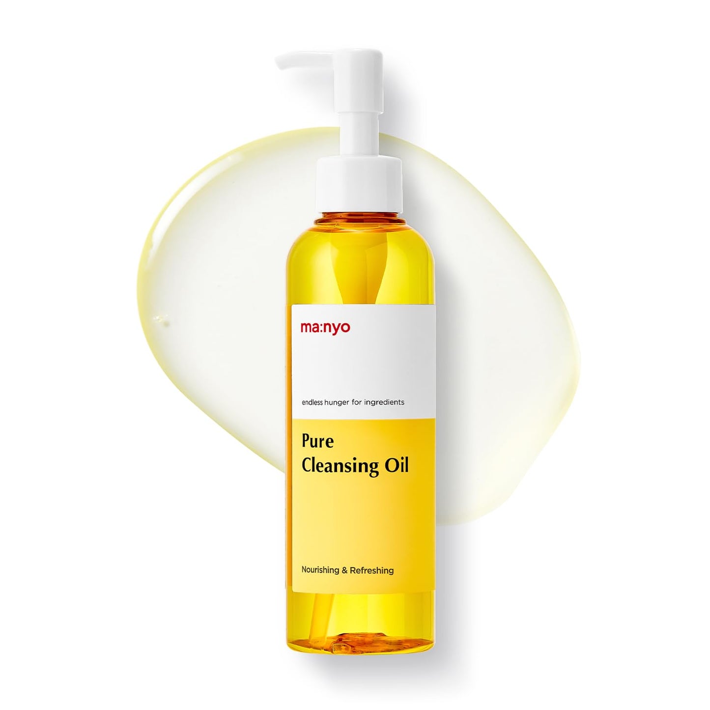 MANYO FACTORY 퓨어 클렌징 오일 6.7 fl oz (200ml) 한국산 세안제, 블랙헤드 녹이기, 아르간 오일 함유 데일리 메이크업 제거, 여성용