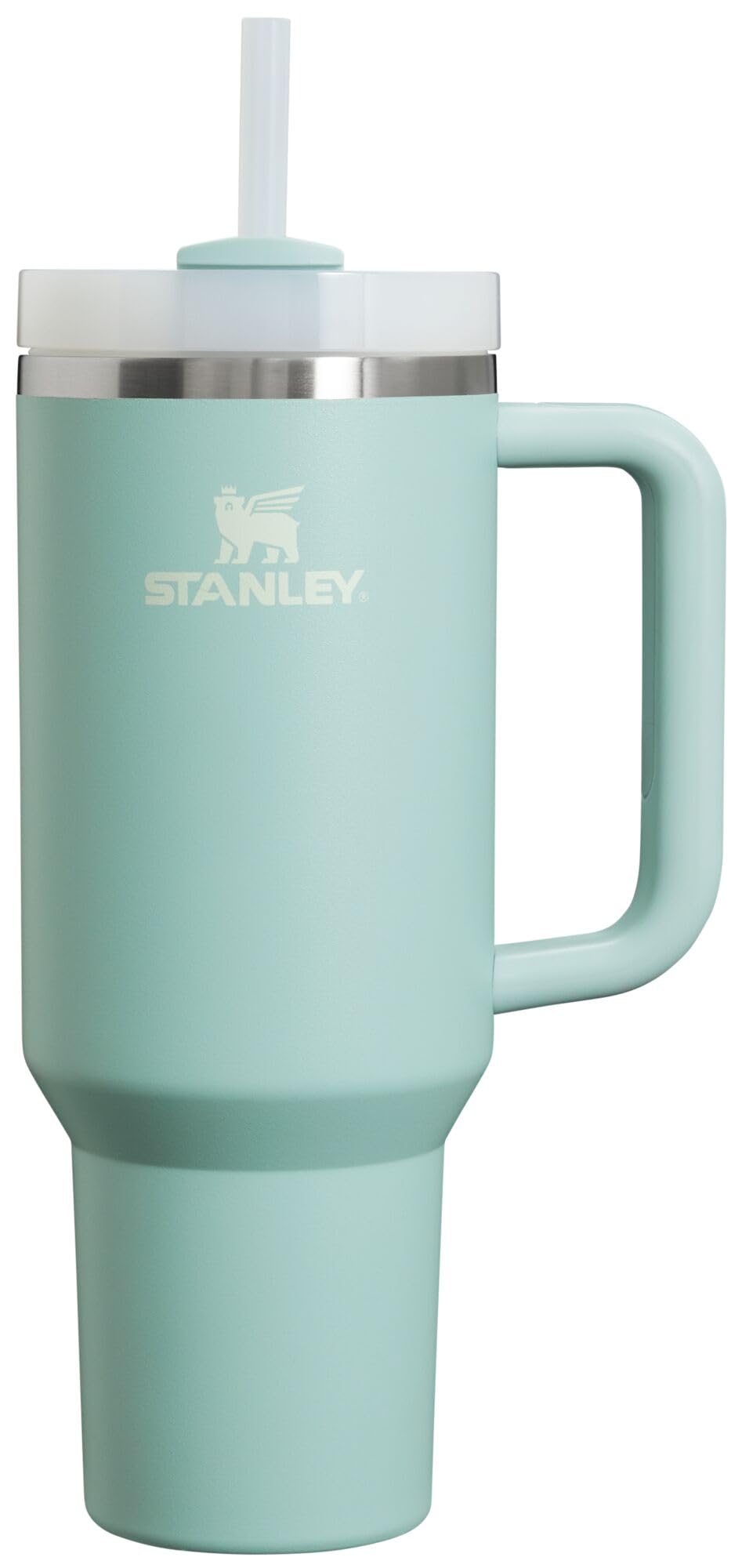 Stanley Quencher H2.0 Tumbler with Handle and Straw 30 oz | Flowstate 3-Position Lid | Cup Holder Compatible for Travel | Insulated Stainless Steel Cup | BPA-Free | Frost