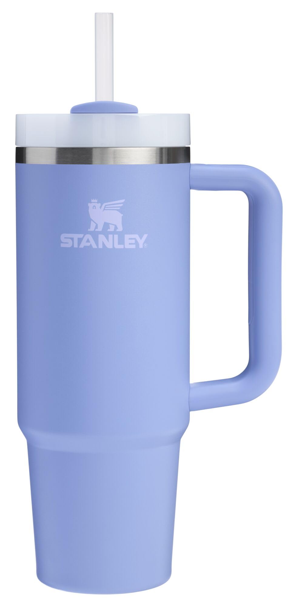 Stanley Quencher H2.0 Tumbler with Handle and Straw 30 oz | Flowstate 3-Position Lid | Cup Holder Compatible for Travel | Insulated Stainless Steel Cup | BPA-Free | Frost