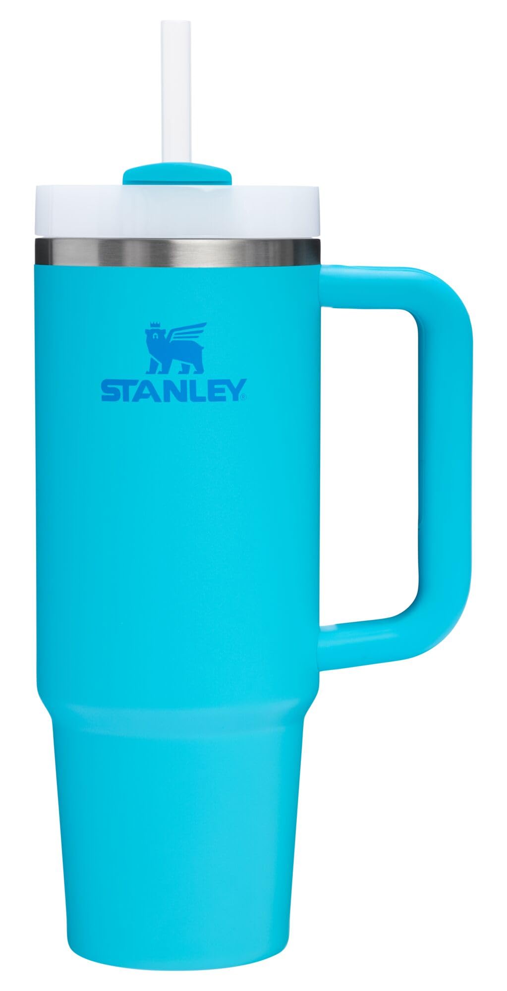 Stanley Quencher H2.0 Tumbler with Handle and Straw 30 oz | Flowstate 3-Position Lid | Cup Holder Compatible for Travel | Insulated Stainless Steel Cup | BPA-Free | Frost