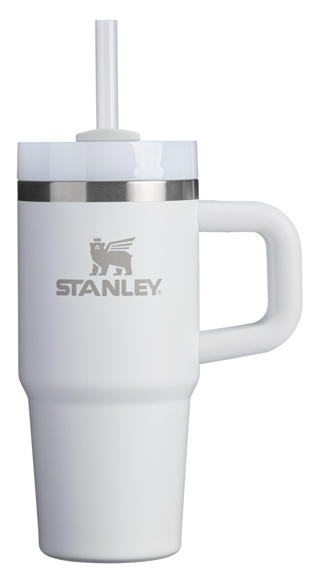 Stanley Quencher H2.0 Tumbler with Handle and Straw 30 oz | Flowstate 3-Position Lid | Cup Holder Compatible for Travel | Insulated Stainless Steel Cup | BPA-Free | Frost