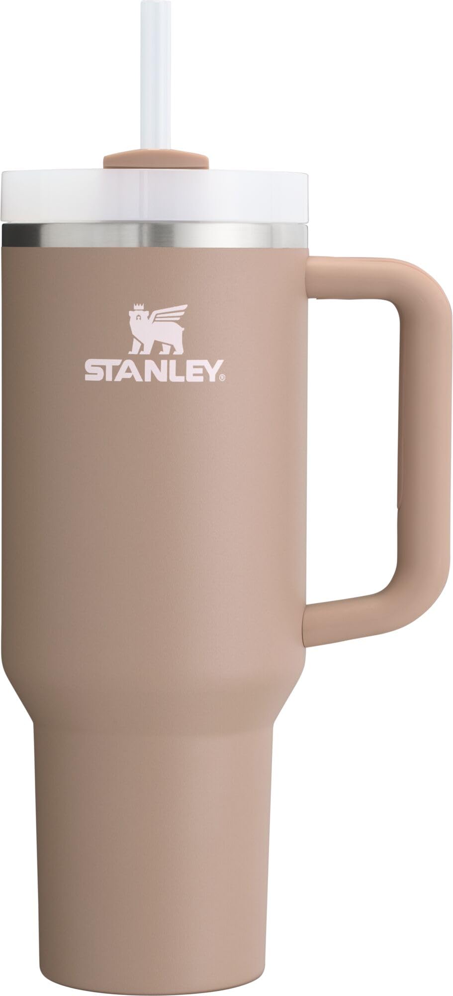 Stanley Quencher H2.0 Tumbler with Handle and Straw 30 oz | Flowstate 3-Position Lid | Cup Holder Compatible for Travel | Insulated Stainless Steel Cup | BPA-Free | Frost