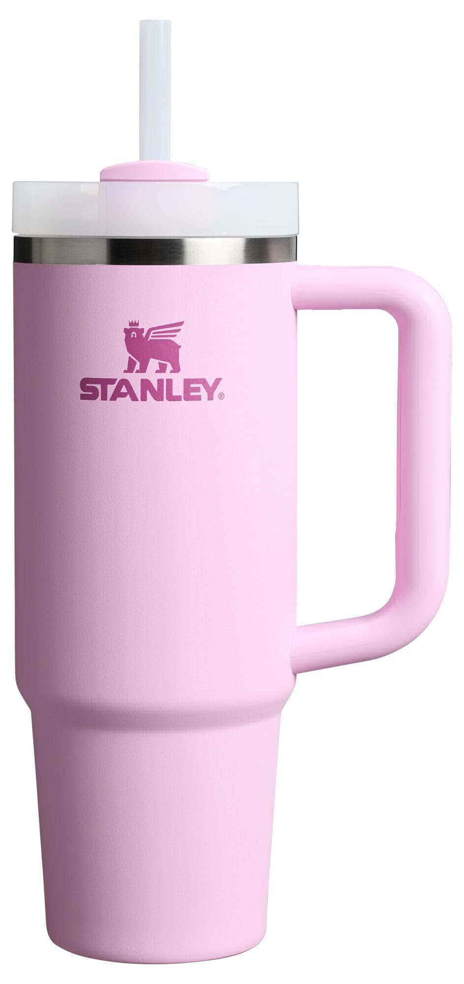 Stanley Quencher H2.0 Tumbler with Handle and Straw 30 oz | Flowstate 3-Position Lid | Cup Holder Compatible for Travel | Insulated Stainless Steel Cup | BPA-Free | Frost