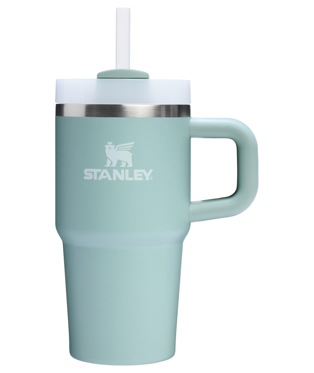 Stanley Quencher H2.0 Tumbler with Handle and Straw 30 oz | Flowstate 3-Position Lid | Cup Holder Compatible for Travel | Insulated Stainless Steel Cup | BPA-Free | Frost