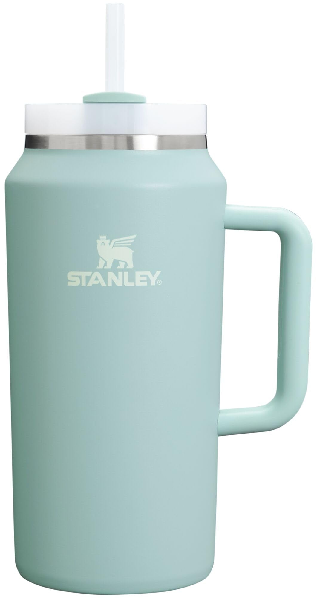 Stanley Quencher H2.0 Tumbler with Handle and Straw 30 oz | Flowstate 3-Position Lid | Cup Holder Compatible for Travel | Insulated Stainless Steel Cup | BPA-Free | Frost