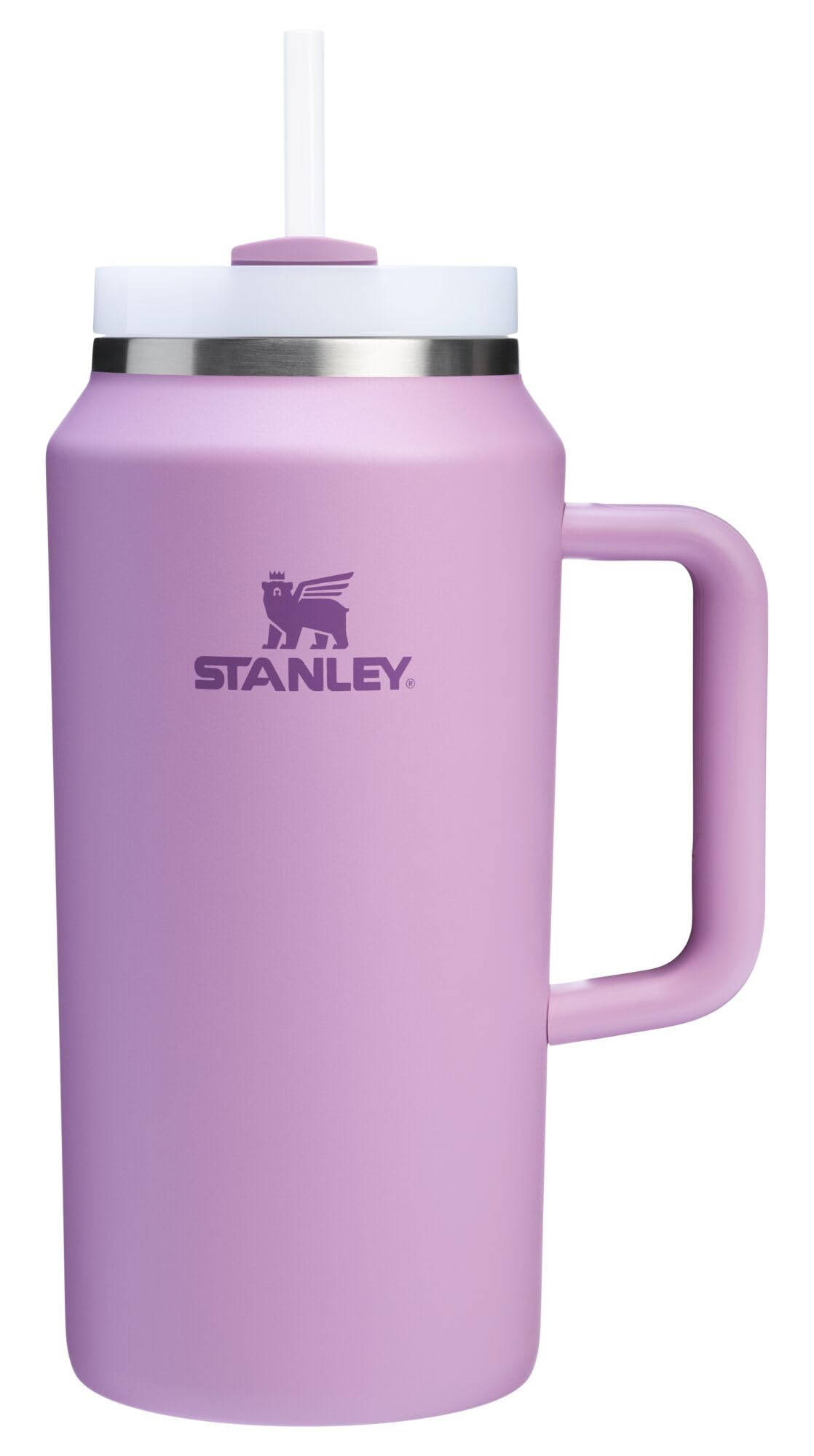 Stanley Quencher H2.0 Tumbler with Handle and Straw 30 oz | Flowstate 3-Position Lid | Cup Holder Compatible for Travel | Insulated Stainless Steel Cup | BPA-Free | Frost