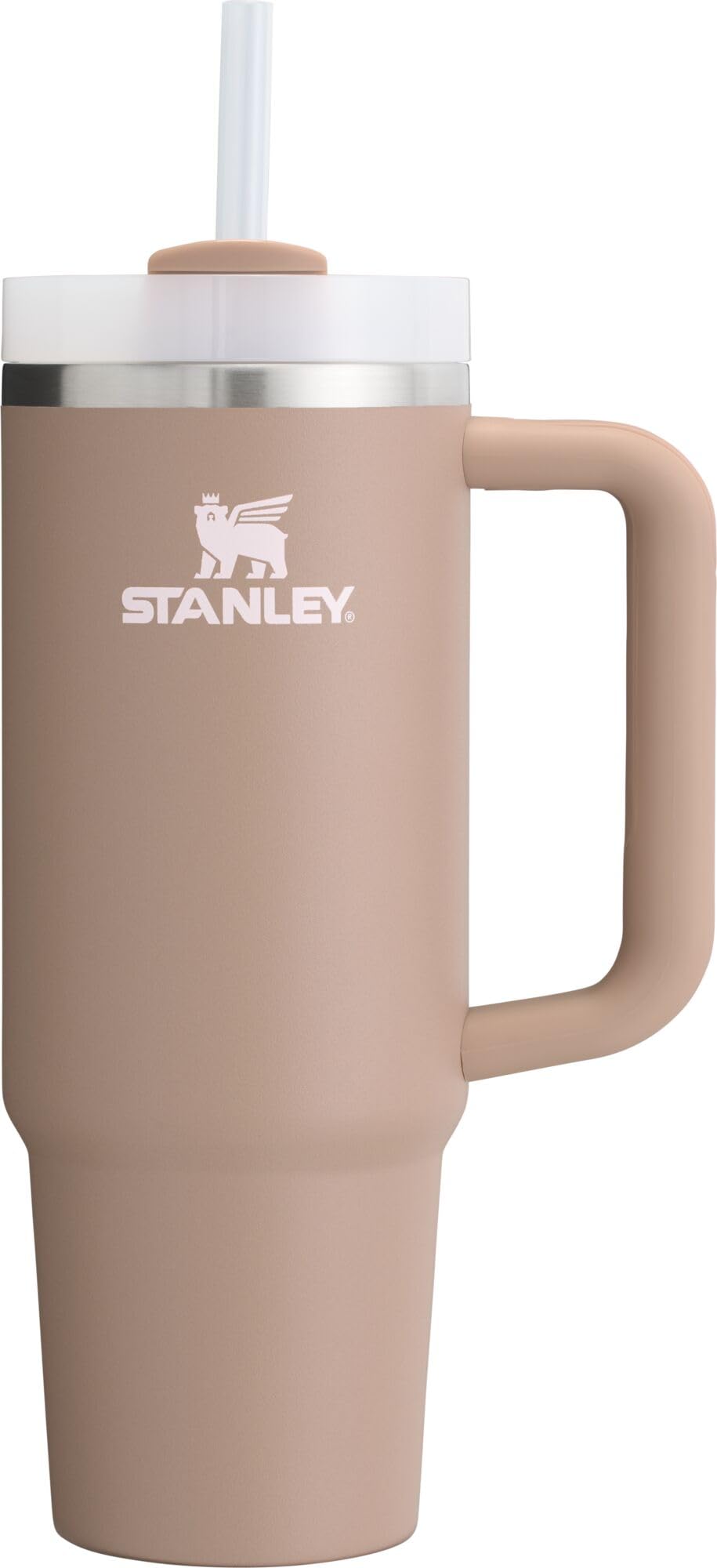 Stanley Quencher H2.0 Tumbler with Handle and Straw 30 oz | Flowstate 3-Position Lid | Cup Holder Compatible for Travel | Insulated Stainless Steel Cup | BPA-Free | Frost