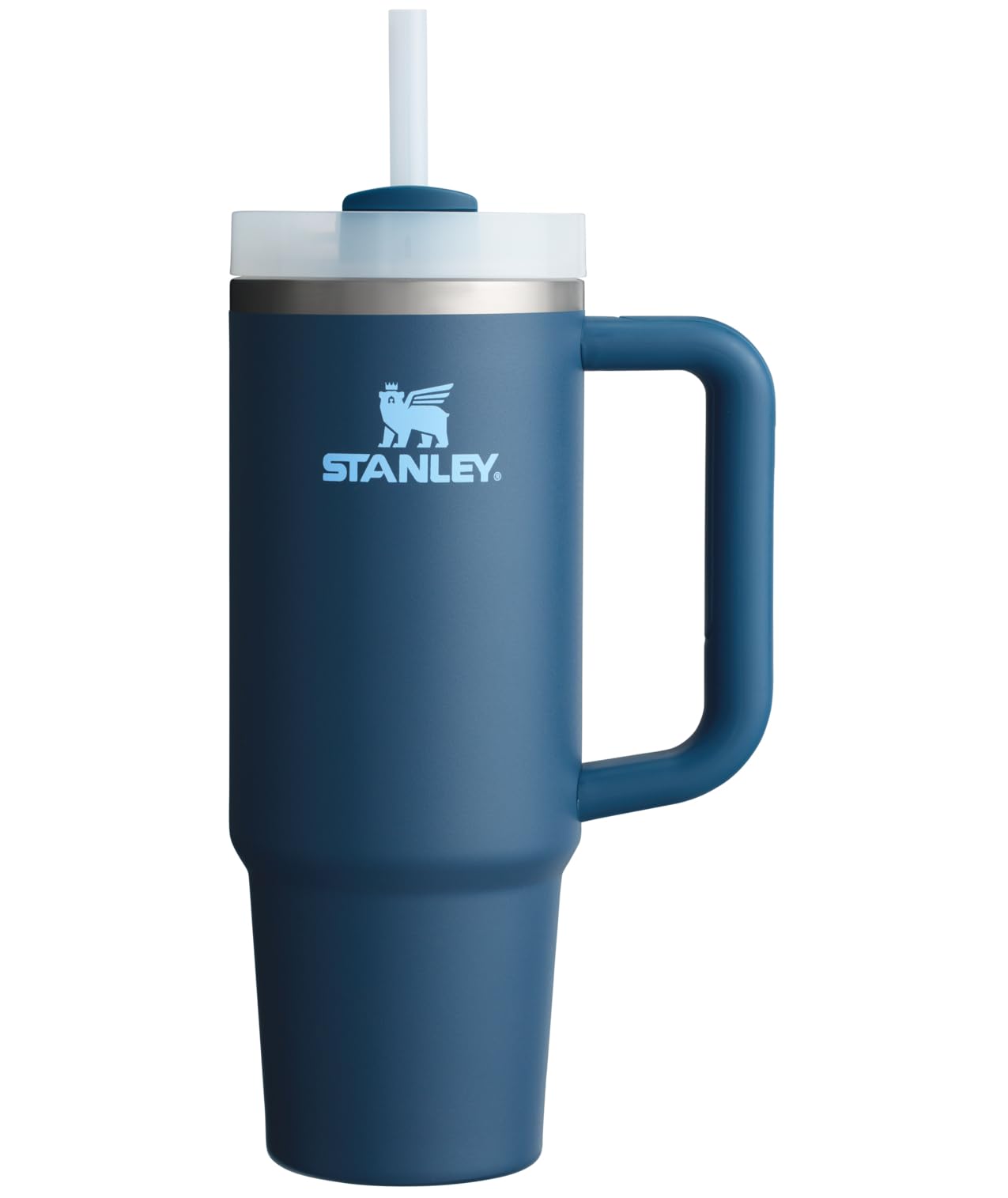 Stanley Quencher H2.0 Tumbler with Handle and Straw 30 oz | Flowstate 3-Position Lid | Cup Holder Compatible for Travel | Insulated Stainless Steel Cup | BPA-Free | Frost