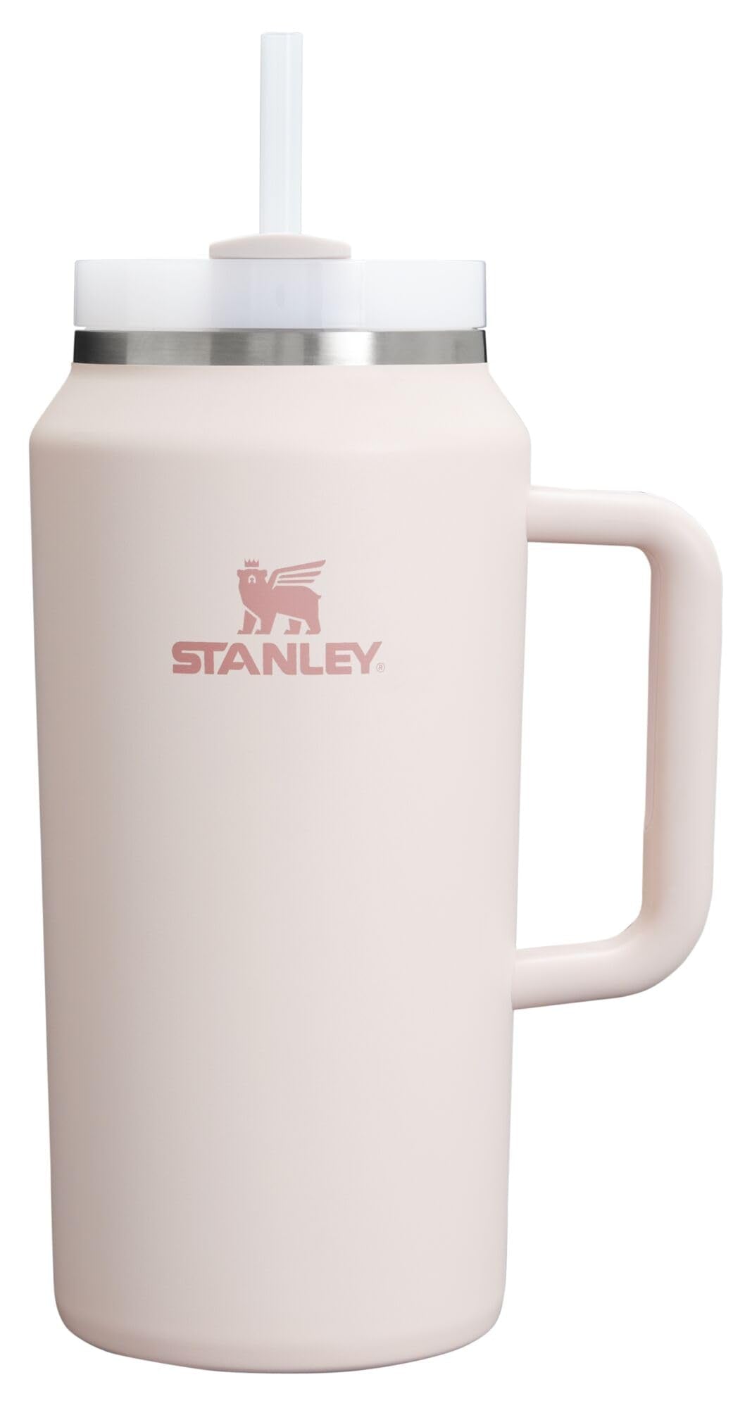 Stanley Quencher H2.0 Tumbler with Handle and Straw 30 oz | Flowstate 3-Position Lid | Cup Holder Compatible for Travel | Insulated Stainless Steel Cup | BPA-Free | Frost