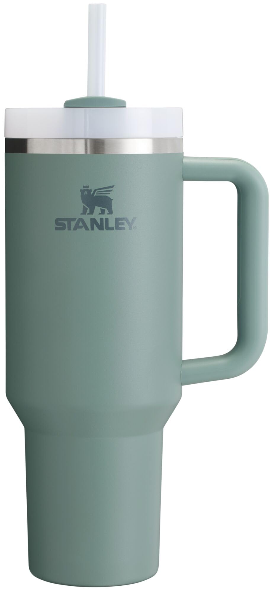 Stanley Quencher H2.0 Tumbler with Handle and Straw 30 oz | Flowstate 3-Position Lid | Cup Holder Compatible for Travel | Insulated Stainless Steel Cup | BPA-Free | Frost