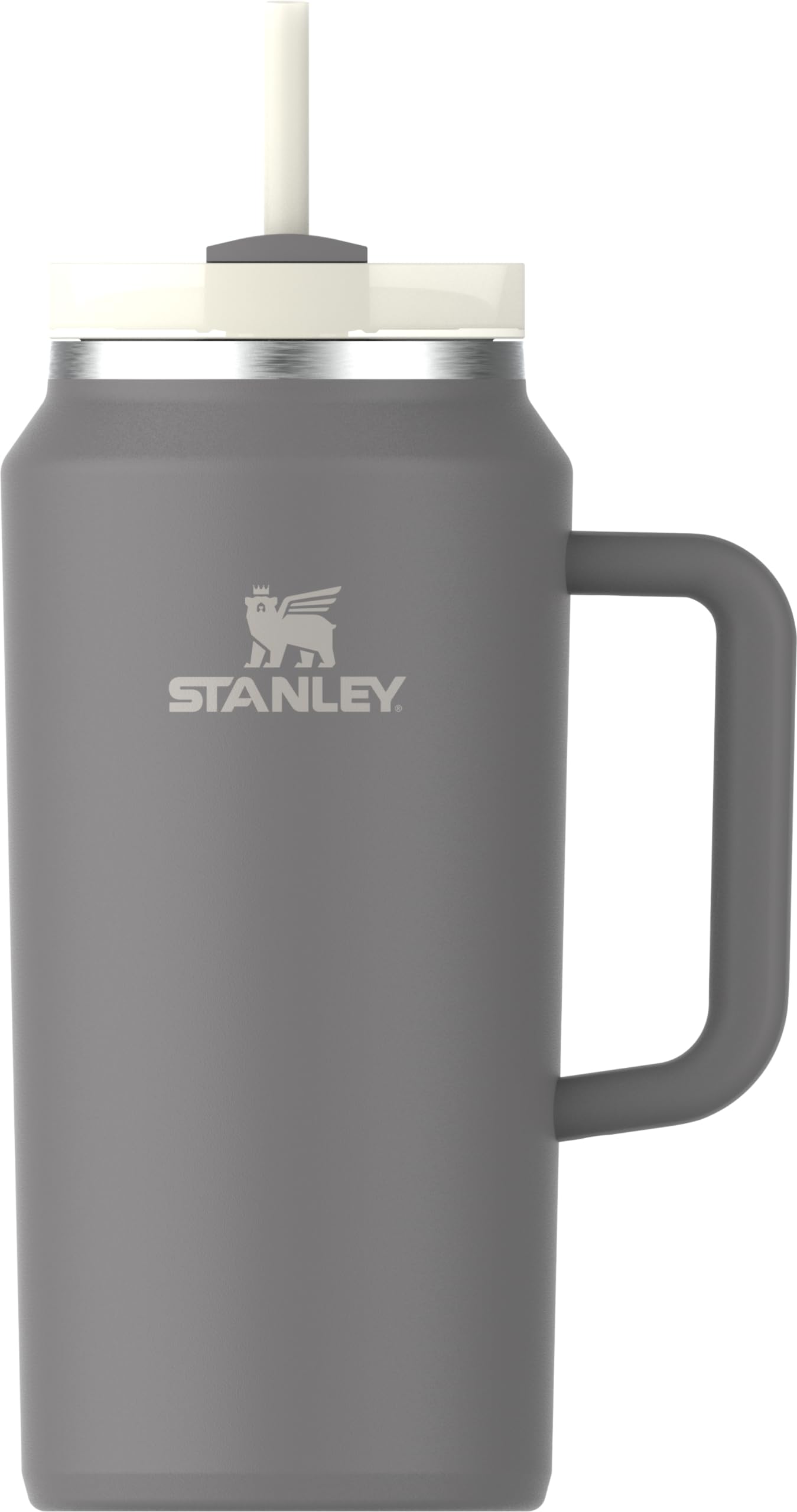 Stanley Quencher H2.0 Tumbler with Handle and Straw 30 oz | Flowstate 3-Position Lid | Cup Holder Compatible for Travel | Insulated Stainless Steel Cup | BPA-Free | Frost