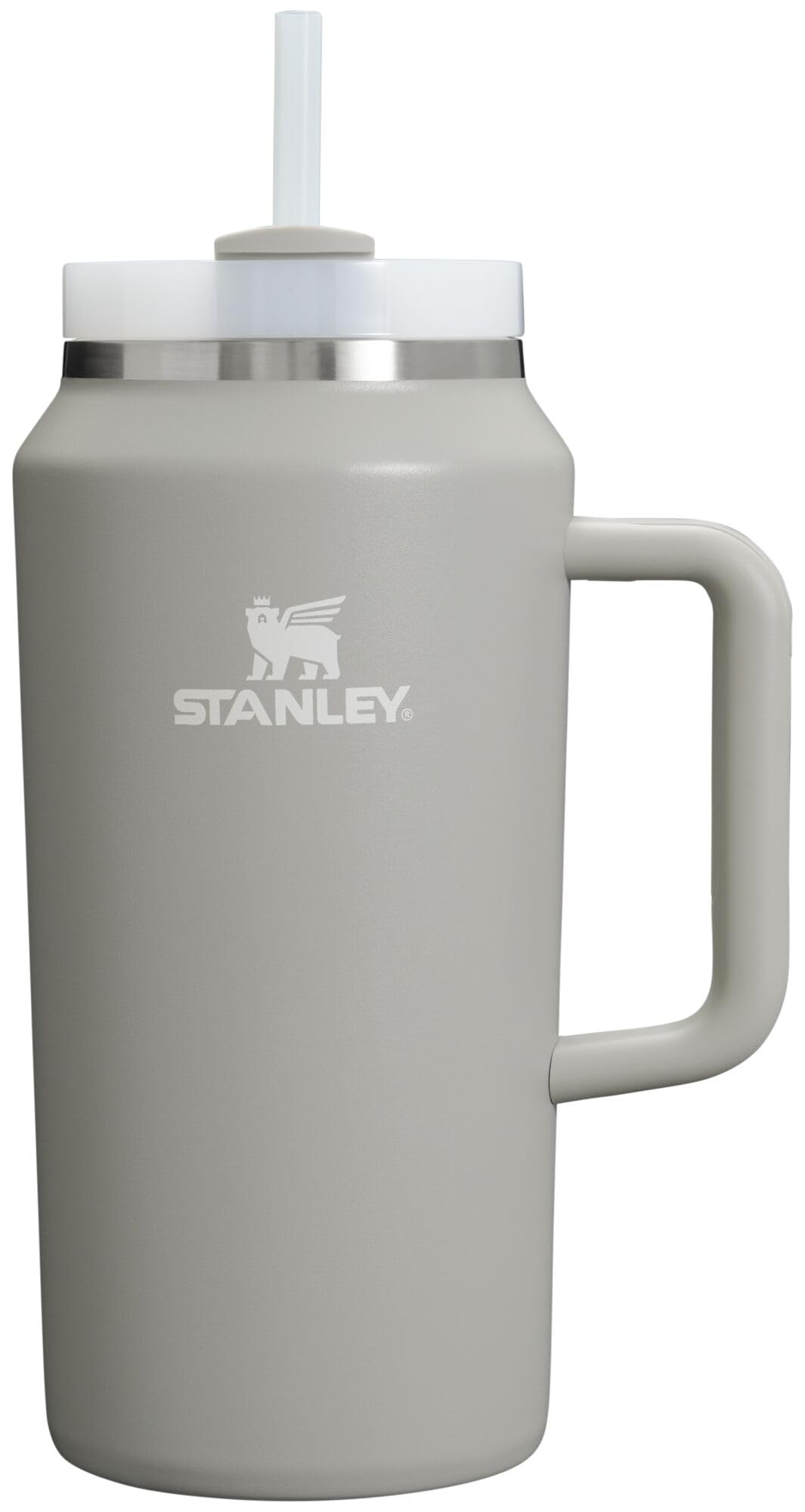 Stanley Quencher H2.0 Tumbler with Handle and Straw 30 oz | Flowstate 3-Position Lid | Cup Holder Compatible for Travel | Insulated Stainless Steel Cup | BPA-Free | Frost