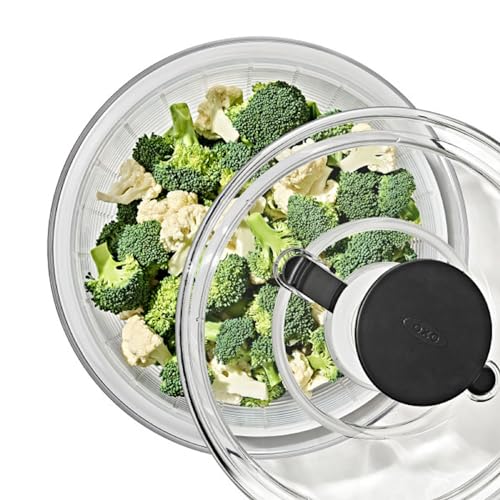 OXO Good Grips 대형 샐러드 스피너 - 6.22 Qt., 화이트