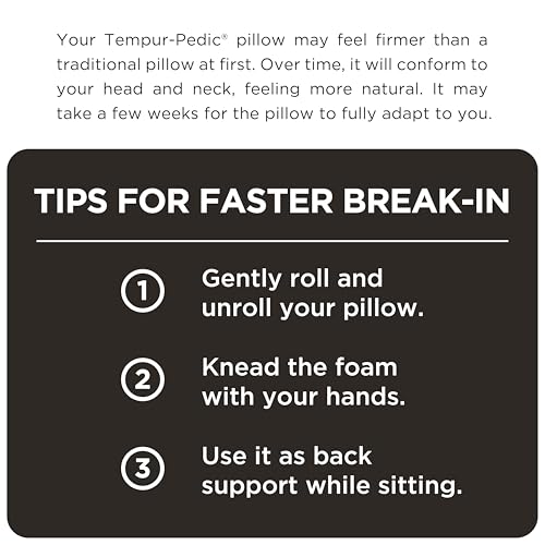 Tempur-Pedic TEMPUR-Cloud Pillow for Sleeping, Standard, White