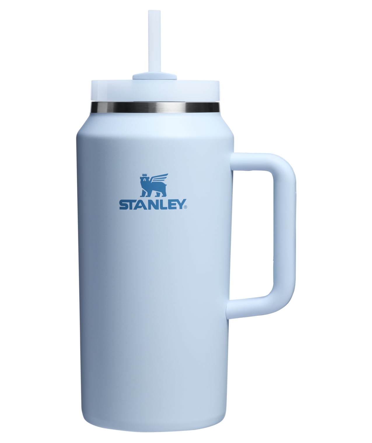 Stanley Quencher H2.0 Tumbler with Handle and Straw 30 oz | Flowstate 3-Position Lid | Cup Holder Compatible for Travel | Insulated Stainless Steel Cup | BPA-Free | Frost