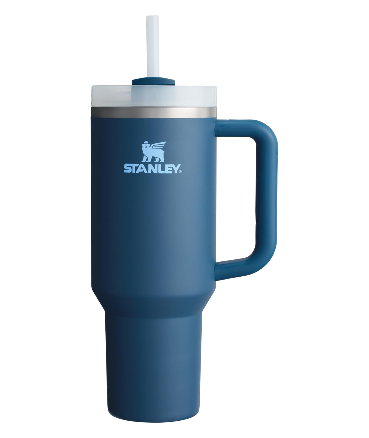 Stanley Quencher H2.0 Tumbler with Handle and Straw 30 oz | Flowstate 3-Position Lid | Cup Holder Compatible for Travel | Insulated Stainless Steel Cup | BPA-Free | Frost