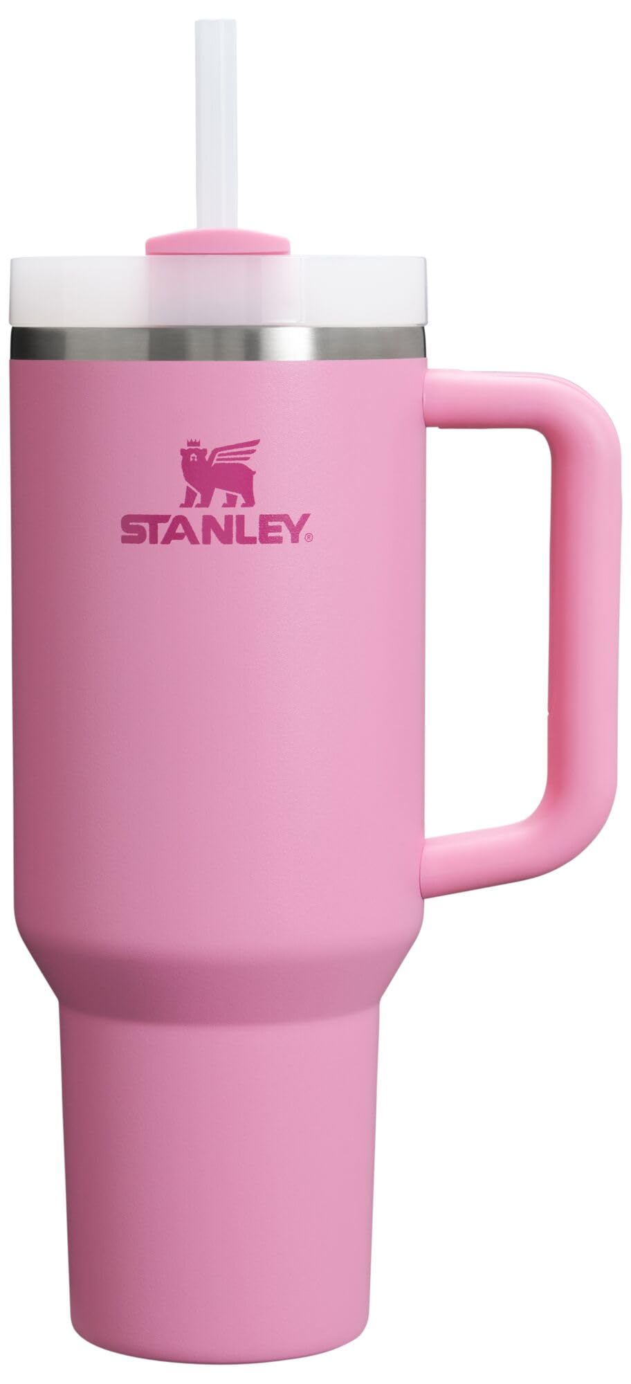 Stanley Quencher H2.0 Tumbler with Handle and Straw 30 oz | Flowstate 3-Position Lid | Cup Holder Compatible for Travel | Insulated Stainless Steel Cup | BPA-Free | Frost