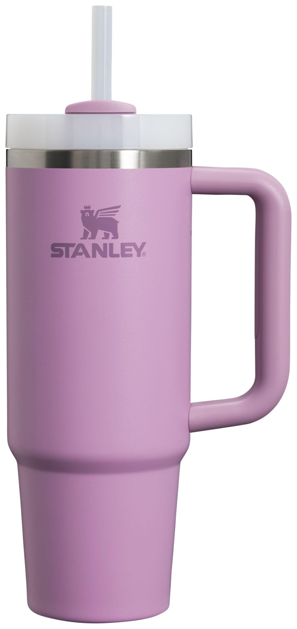 Stanley Quencher H2.0 Tumbler with Handle and Straw 30 oz | Flowstate 3-Position Lid | Cup Holder Compatible for Travel | Insulated Stainless Steel Cup | BPA-Free | Frost