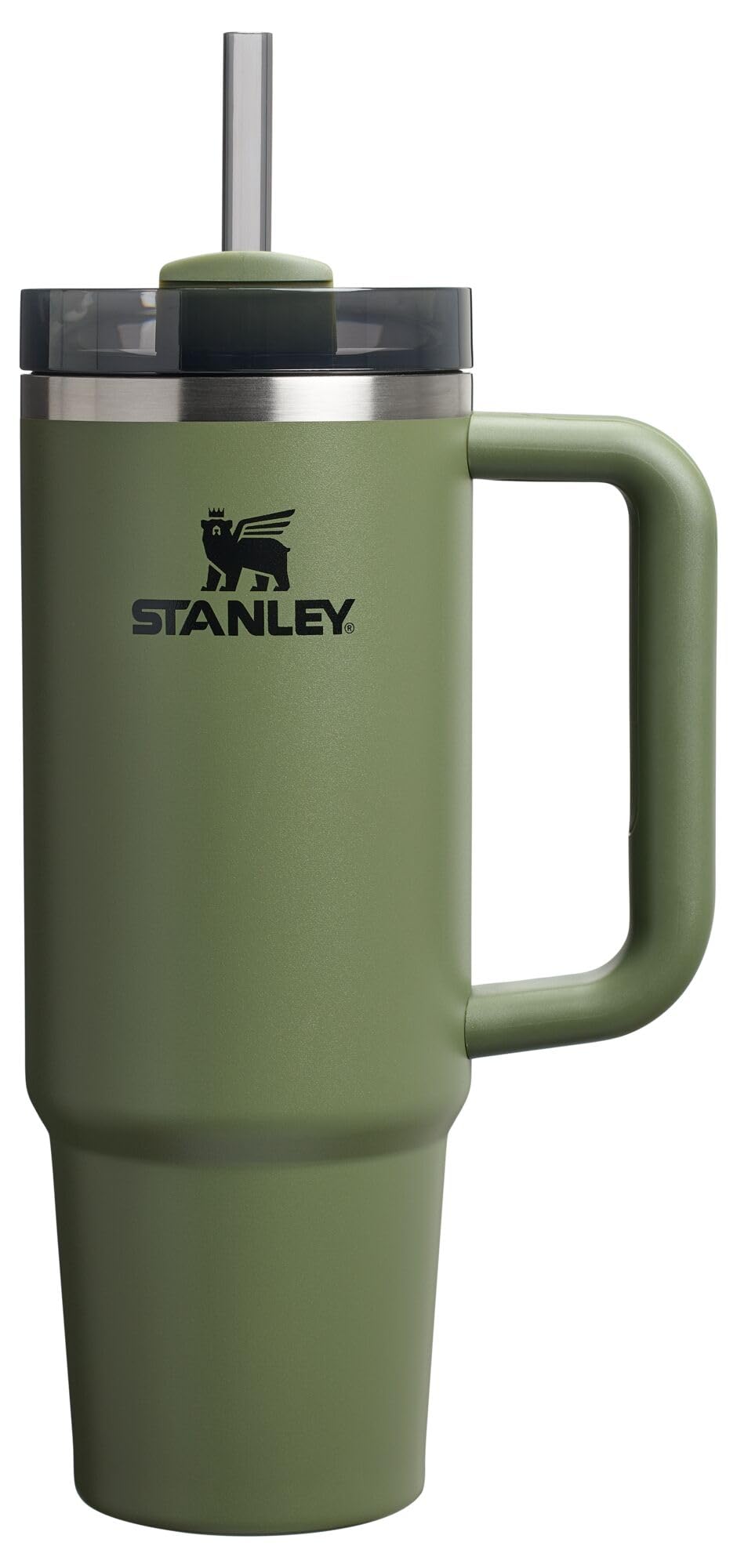 Stanley Quencher H2.0 Tumbler with Handle and Straw 30 oz | Flowstate 3-Position Lid | Cup Holder Compatible for Travel | Insulated Stainless Steel Cup | BPA-Free | Frost