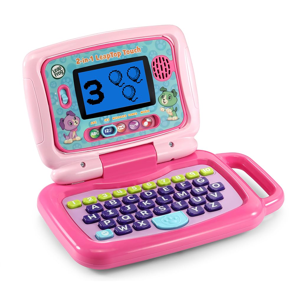 LeapFrog 2-in-1 LeapTop Touch, 핑크