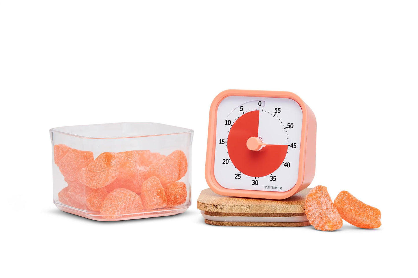 TIME TIMER Home MOD - 60 Minute Kids Visual Timer Home Edition - For Homeschool Supplies Study Tool, Timer for Kids Desk, Office Desk and Meetings with Silent Operation (Dreamsicle Orange)