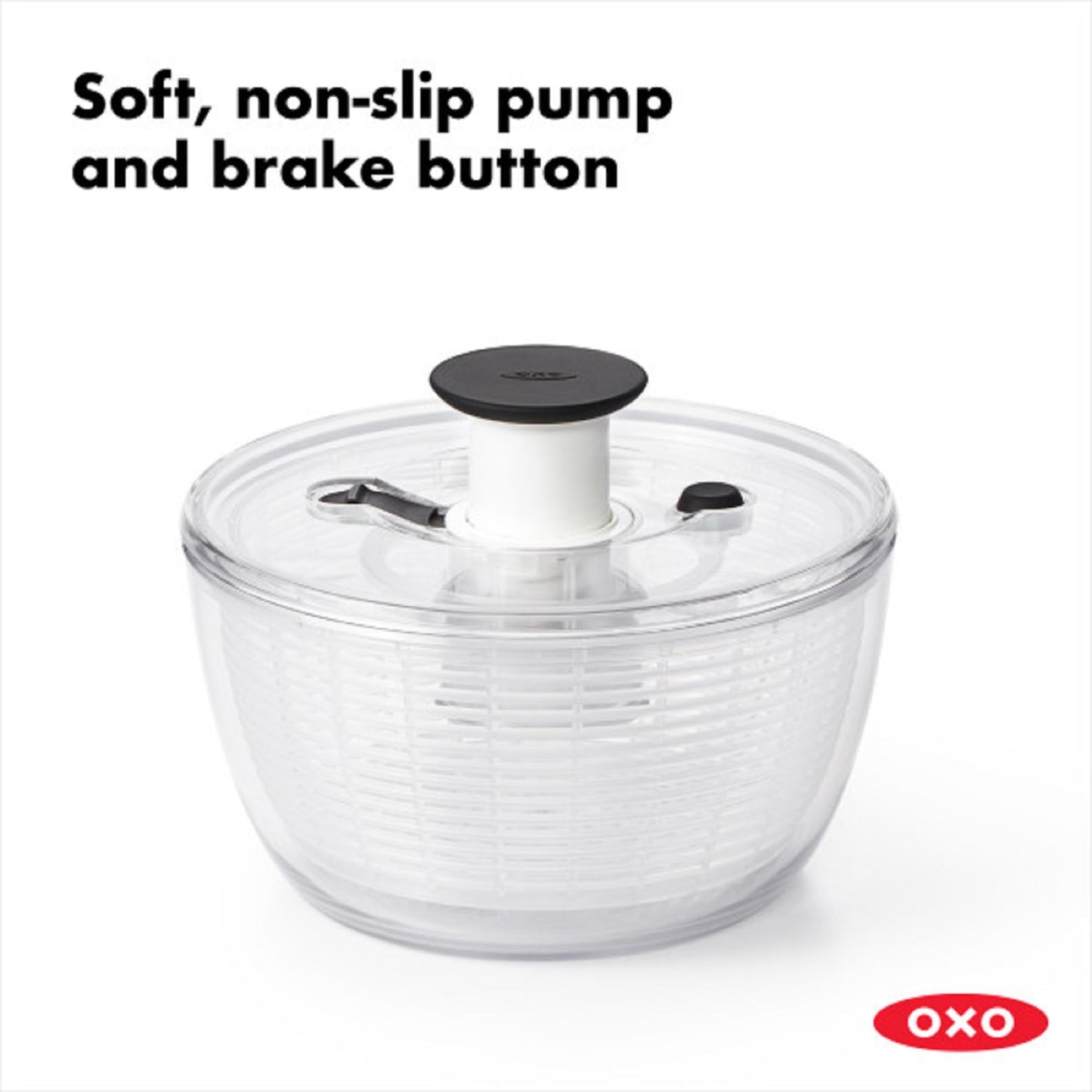 OXO Good Grips 대형 샐러드 스피너 - 6.22 Qt., 화이트