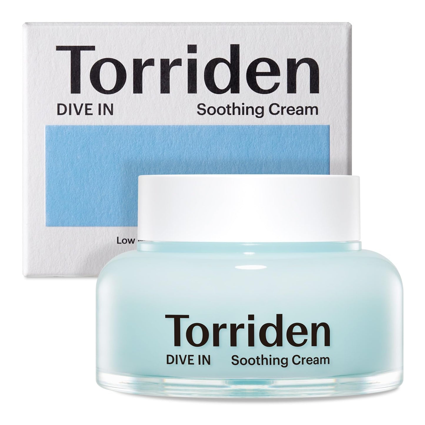 토리든 다이브인 히알루론산 진정 크림 100ml(3.38fl.oz) | 민감하고 건조한 피부를 위한 활력을 주는 얼굴 보습제 | 히알루론산, 판테놀, 알란토인