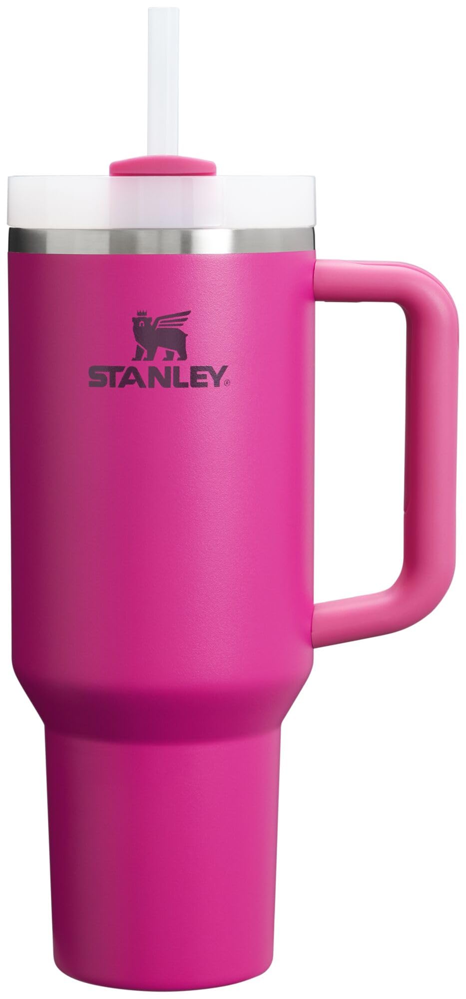 Stanley Quencher H2.0 Tumbler with Handle and Straw 30 oz | Flowstate 3-Position Lid | Cup Holder Compatible for Travel | Insulated Stainless Steel Cup | BPA-Free | Frost