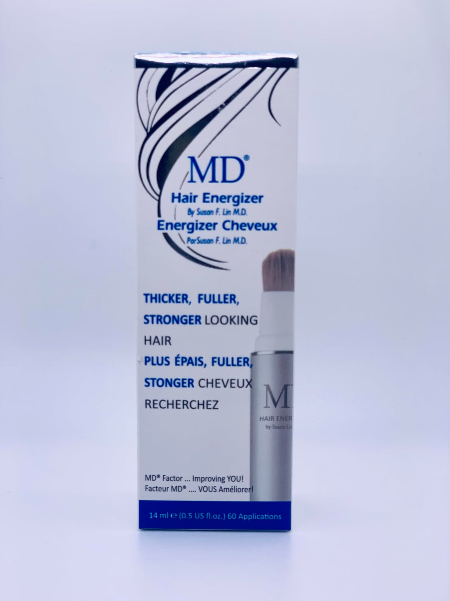 MD Factor Natural Hair Growth Serum | Follicle Energizer Serum - 모낭을 자극하여 두껍고 풍성한 머리카락을 생성하여 얇아지는 머리카락과 탈모를 예방합니다(튜브당 30일 공급)