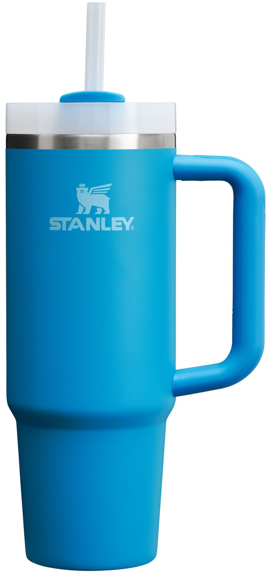 Stanley Quencher H2.0 Tumbler with Handle and Straw 30 oz | Flowstate 3-Position Lid | Cup Holder Compatible for Travel | Insulated Stainless Steel Cup | BPA-Free | Frost